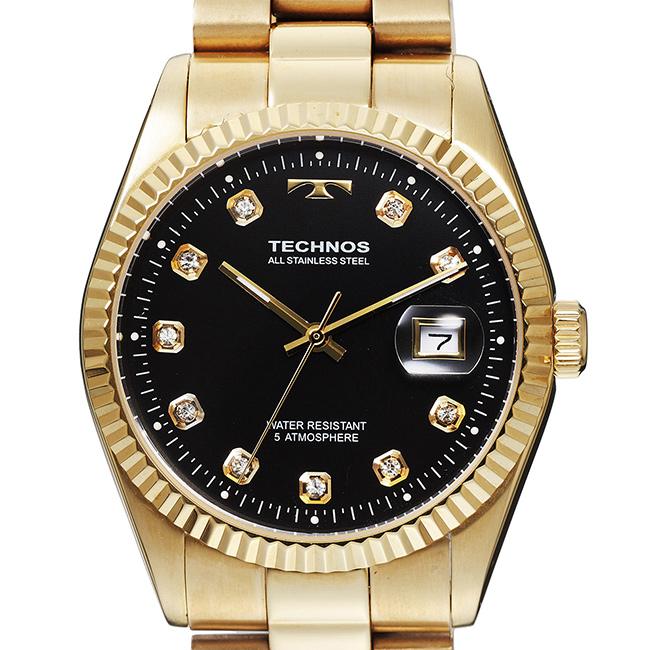 TECHNOS テクノス ラウンド デイト(腕時計 メンズ 男性 普段使い