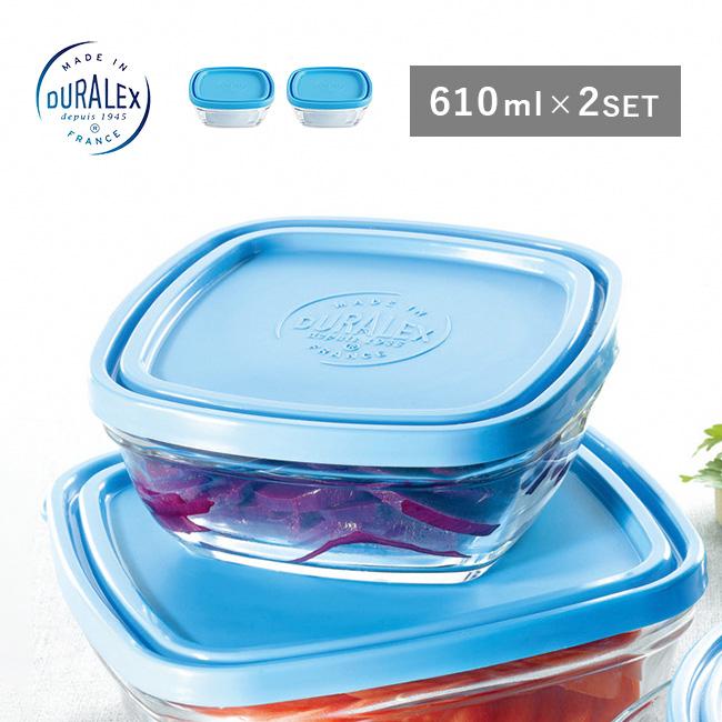 DURALEX デュラレックス カレボウル 蓋付き 14cm 610ml 《2個》(保存
