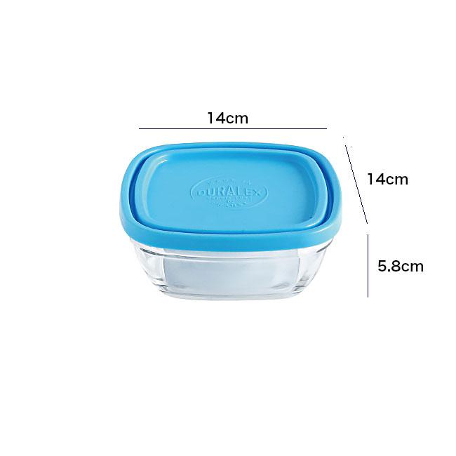 DURALEX デュラレックス カレボウル 蓋付き 14cm 610ml 《2個》(保存