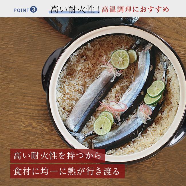 TOJIKI TONYA トウジキトンヤ 古伊賀土鍋 6号(土鍋 直火 ガス おしゃれ