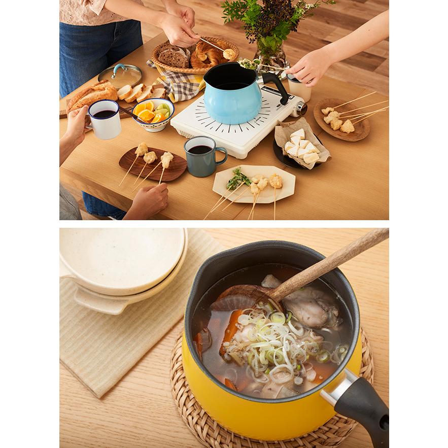 ToMay IH対応マルチポットMサイズ 2.2L(片手鍋 揚げ物 炊飯 ih 炒め物