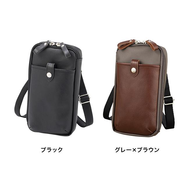 豊乃岡帆布 コート帆布の3WAYポーチ 1001(日本製 メンズ ミニ