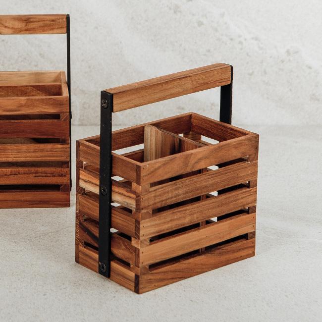 ツールボックス AZ-05(文房具 おしゃれ 収納ケース 木製