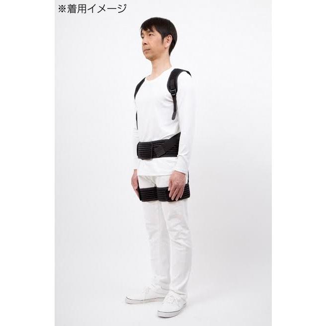 ワークサポートスーツ 作業用 腰 ベルト コルセット 作業 姿勢 サポーター 黒 ブラック 男女兼用 メンズ レディース S M 1 2w Wa124 キレイスポット 通販 Yahoo ショッピング