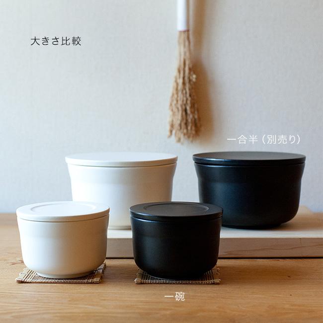 4th-market 八十八 お櫃 一碗(おひつ 電子レンジ対応 陶器 おひつ一善