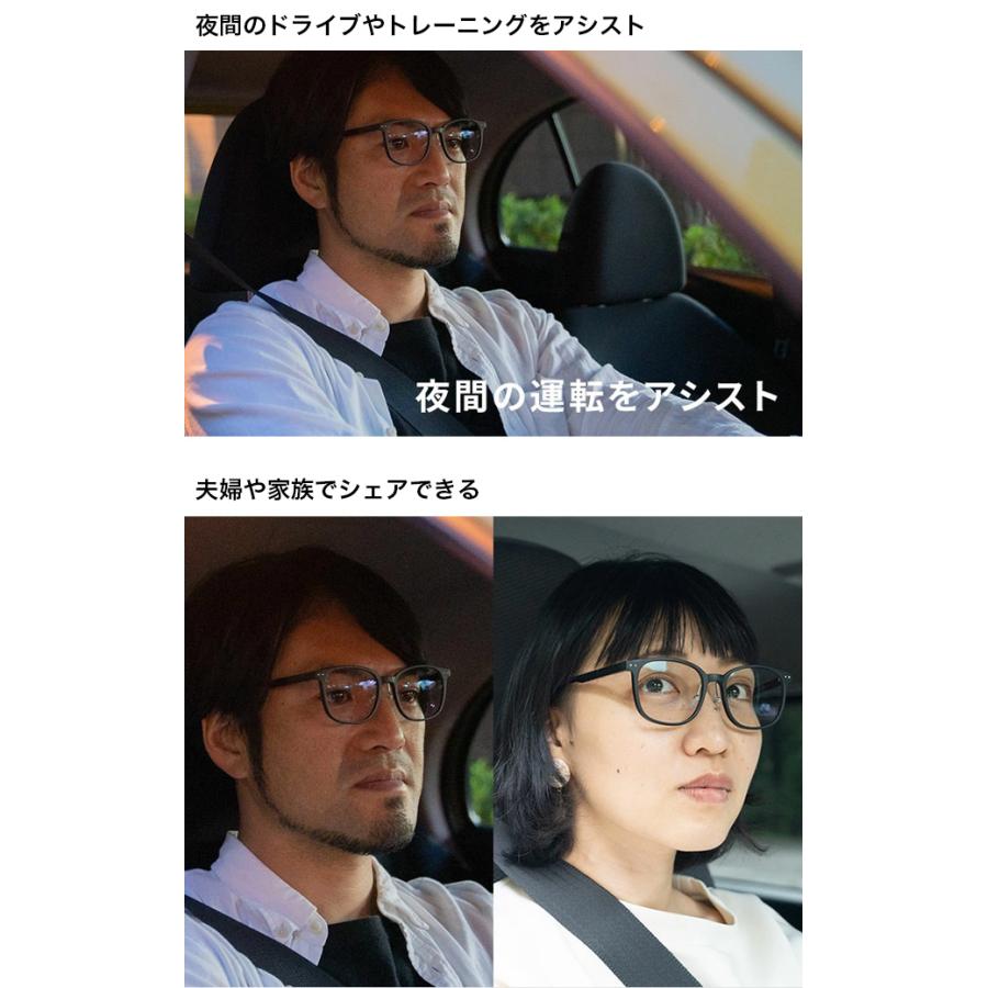 夜専用眼鏡 ナイトグラス スマートタイプ(ナイトサングラス 夜用 夜間