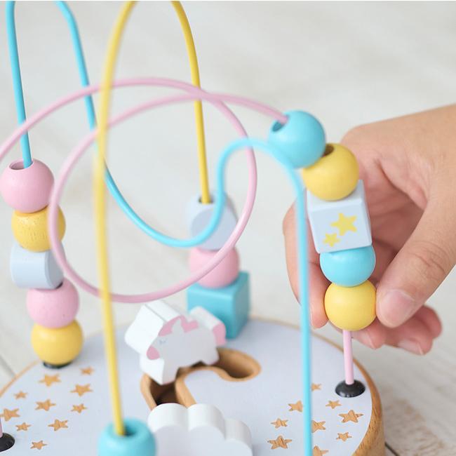 ゆめいろ ルーピング(おもちゃ ビーズコースター ミニ プレゼント 1歳