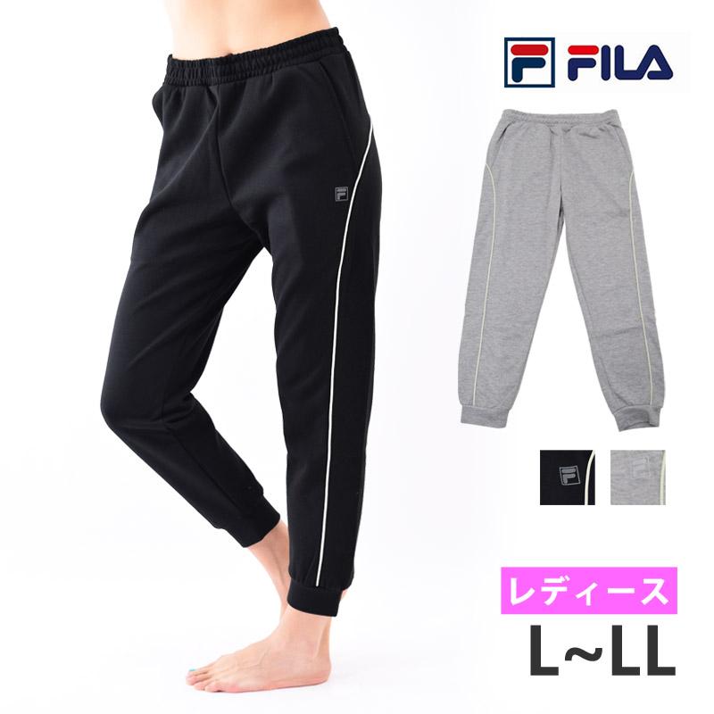 送料無料 Fila フィラ レディース パンツ スポーツウェア スウェット パンツ 綿混 ジャージ ゆったり ストレートパンツ ヨガ 部屋着 M L Ll キレイストア 通販 Yahoo ショッピング