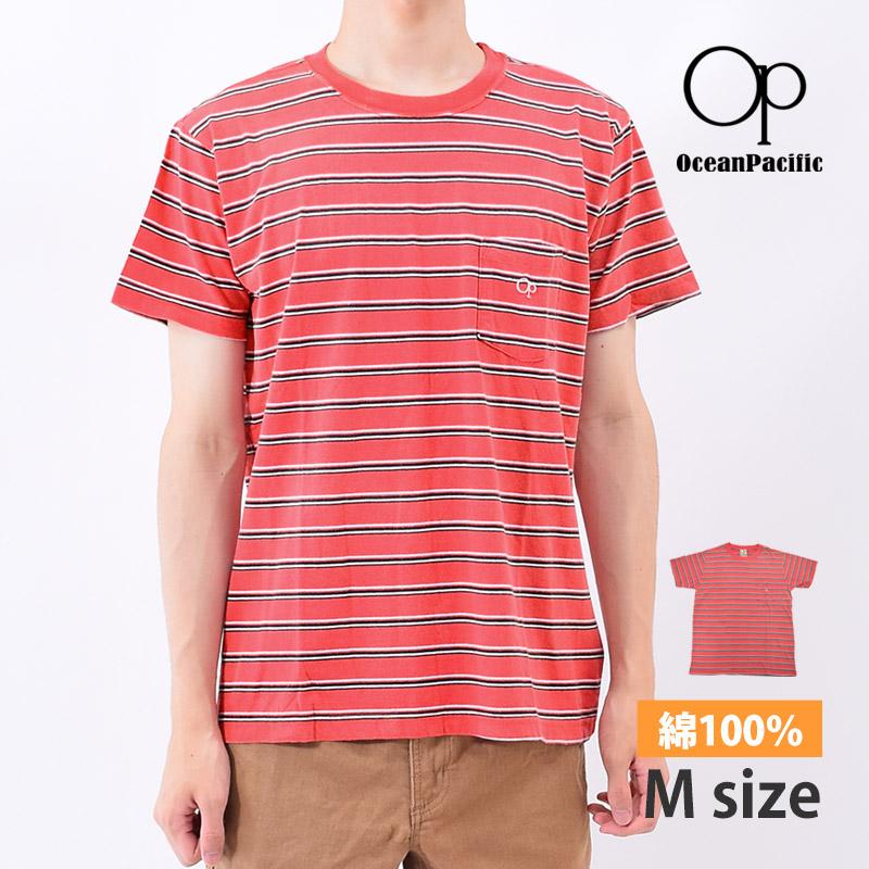 値下げ アウトレット Op オーピー Tシャツ メンズ 綿100 半袖 コットン Tシャツ ボーダー柄 夏物 トップス サーフブランド M L ネコポス送料無料 キレイストア 通販 Yahoo ショッピング