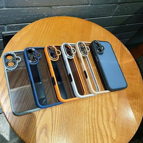 iyite iPhone 16 ケース、一体型カメラレンズ保護機能付き、[ミルグレード耐衝撃防御] 透明バックプレーン保護ケース、iPhone |  | 01