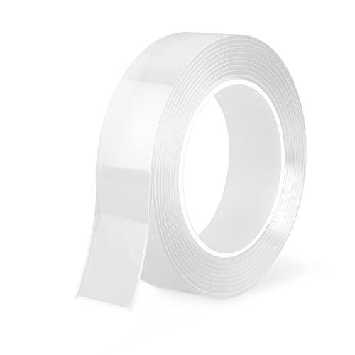 LUNKESI マスキングテープ 防カビ 透明 防カビテープ 防水テープ 補修テープ 台所コーナーテープ コンロの隙間テープ キッチン すきまテ | 