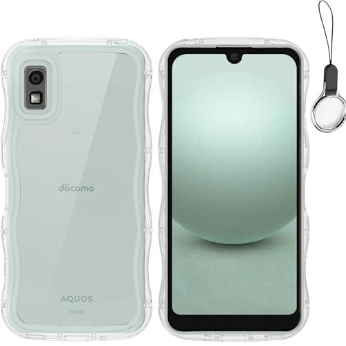 HILEGENER AQUOS Wish 3 かわいい ケース うねうね 耐衝撃 アクオス