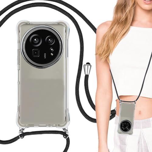 AQUOS R9 pro ケース クリア 透明 カバー SH-54E ショルダー 掛縄け