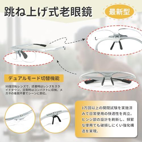 拡大鏡 跳ね上げ ルーペリムレス拡大眼鏡 メガネ型ルーペ ブルーライトカット スポーツグラスフレーム 拡大 眼鏡 遠近両用 かくだい鏡 拡大鏡 |  | 01