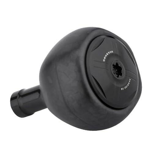 ゴメクサス F38 リールハンドルノブ 鍛造カーボン製 ラウンド型 ノブ 38mm ダイワ (Daiwa) タイプ S シマノ (Shimano | 