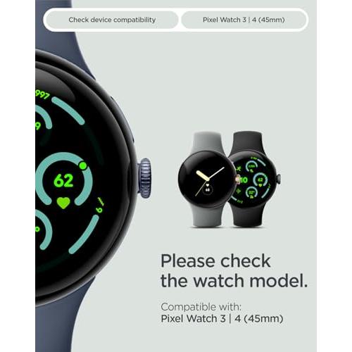 Spigen] Google Pixel Watch 45mm バンドPixel 4 / 3 対応 スポーツ 長 