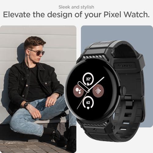 Spigen] Google Pixel Watch 45mm バンドPixel 4 / 3 対応 スポーツ 長 