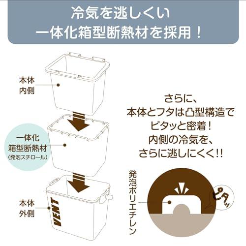 サンカ バンセレーノ ワンプッシュで開閉できる クーラーボックス ジャーマンカーキ(マット仕様) 7.6L 小型 軽量設計 ふたが外せてお手入れ |  | 02