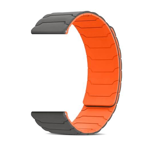 [CiimWaa] 22mm 対応 時計バンド 18 mm/20 mm/22 mm シリコン バンド 強力な磁気 スマートウォッチ マグネット | 