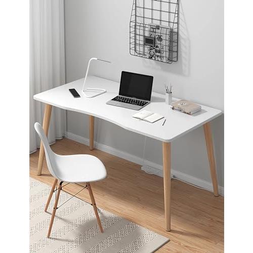 Rshtong デスク パソコンデスク 勉強机 北欧 木製 机 幅80cm×奥行50cm PCデスク 在宅勤務 リモートワーク用 おしゃれテーブ | 