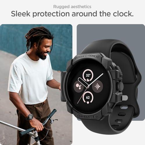 Spigen Google Pixel Watch 3 45mm ケース 落下 衝撃 吸収 タフネス