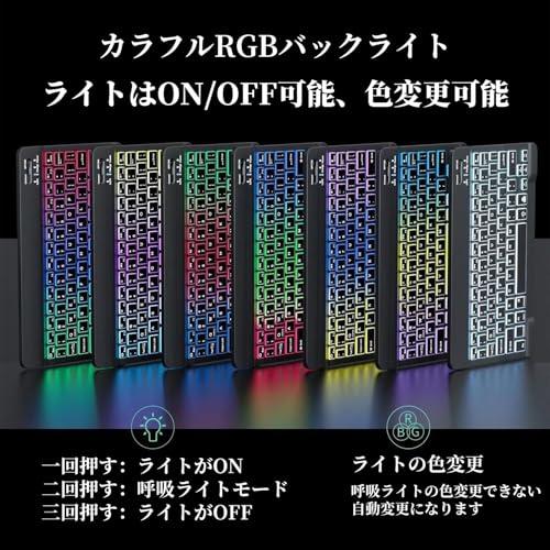 Disonbeir カラフルバックライト付き 対応 iPadmini5 iPadmini4