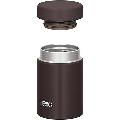 小容量モデル サーモス 真空断熱スープジャー 200ml ダークブラウン コンパクトサイズ 保温保冷 お手入れ簡単 口当たりがやさしい丸口設計 |  | 02