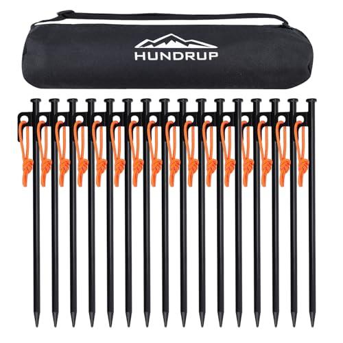 HUNDRUP強化版 ペグ 20cm/25cm/30cm/40cm 10本/16本 ペグセット 鍛造
