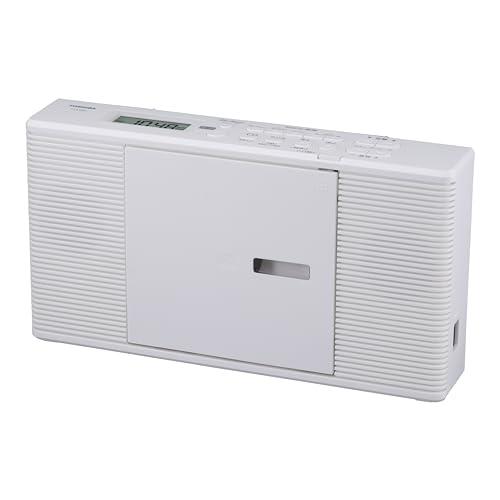 ★TOSHIBA★TY-CR60 CDラジオ★リモコン無し★ TOSHIBA(東芝) CDラジオ TY-C260 (W) スリム & コンパクト ワイドFM