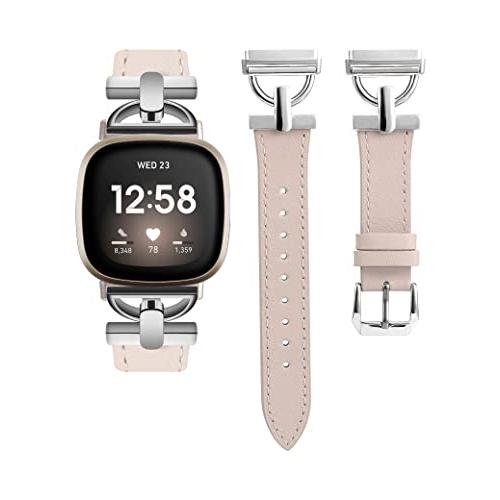 STAUD レディース ファレストップ, トレイルブレイザーストライプ, 4 Wearlizer Fitbit Versa4/Versa3 バンド/Fitbit Sense2/Senseバンド 本