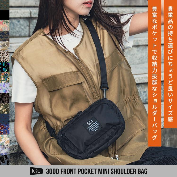 KiU キウ 300D フロントポケットミニショルダーバッグ FRONT POCKET