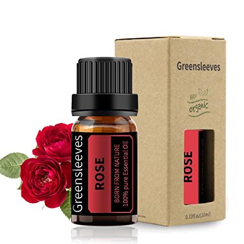GREENSLEEVES ローズ エッセンシャルオイル 100％ ピュア精油 ナチュラル ディフューザー用 マッサージ用 アロマ テラピー 10 | 