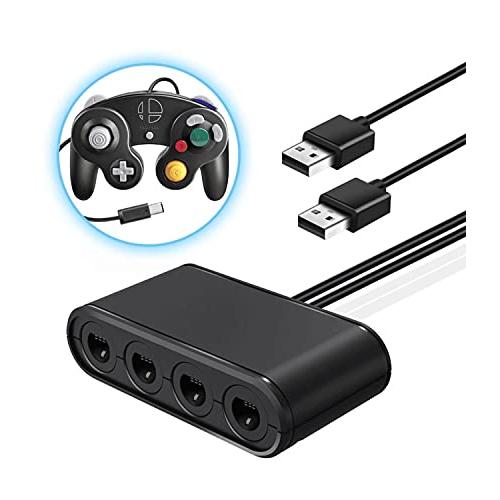 「アップグレード版」Tukebon switch用GCコントローラ変換アダプタ GCコントローラー接続タップ ニンテンドー ゲームキューブ コン | 