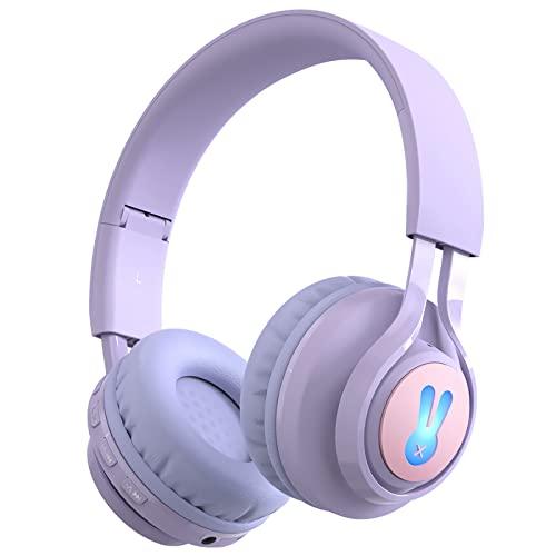 SITOAT 子供ヘッドホン Bluetoothヘッドホン 85db音量制限 聴覚保護 ワイヤレス ヘッドフォン マイク付き オンライン授業 音 | 