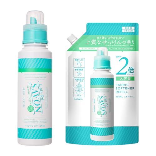 L'air De SAVON(レールデュサボン) レールデュサボン 液体 柔軟剤 センシュアルタッチ 500ml×960ml 大容量 詰替え せ | 