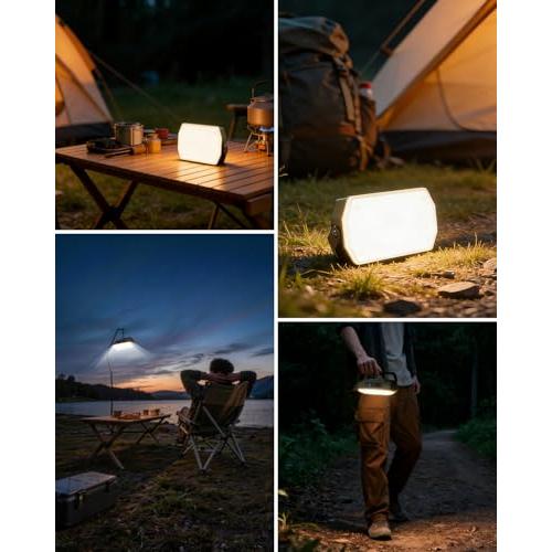LETOUR LEDランタン 充電式 キャンプ ランタン 超高輝度 無段階調光 三