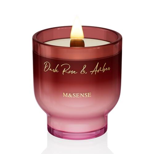 M&SENSE 焚き火の音がするキャンドル アロマキャンドル 木芯 270g 55