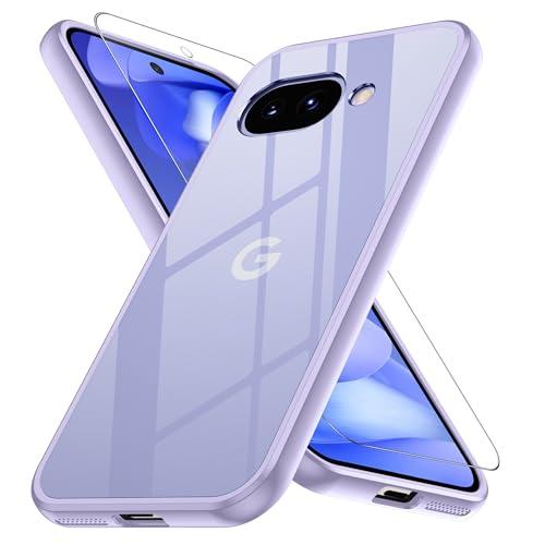 Google Pixel 9a ケース パープル 黄変防止 グーグルピクセル9a用 耐