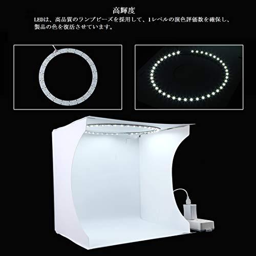 PULUZ 30cm 撮影ボックス 写真照明スタジオ 撮影ボックスキット6色PVC