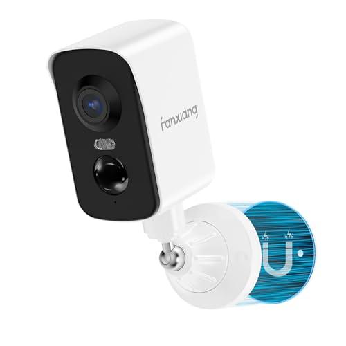 強力マグネット式・穴あけ不要・300°首振りfanxiang防犯カメラ PIR人体