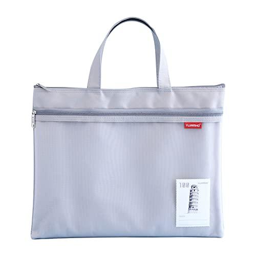 ジッパーポーチドキュメントバッグ Pendancy A4判 撥水 取っ手のついている 收納袋 2ポケット 連絡袋 ファイルバッグ ファイルケース | 
