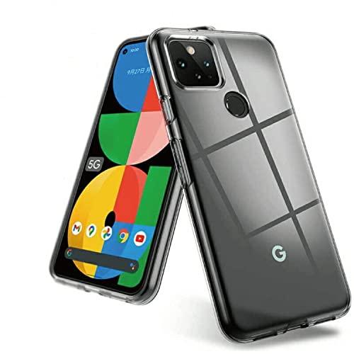 Google Pixel 5a 5G ケース クリア ピクセル5a カバー 透明 耐衝撃 指紋防止 スリム 軽量 薄型 TPUカバー Googl | 