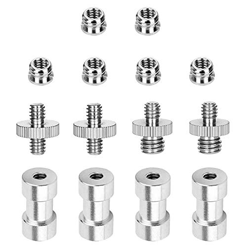 BTtime カメラ ネジ 14点セット 1/4'' 3/8'' ネジ変換アダプタ カメラネジアダプターセット 三脚 一脚 一眼レフ 雲台等々対 | 