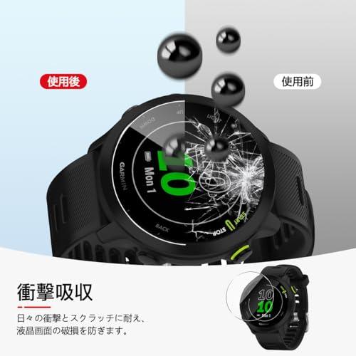 対応 GARMIN ForeAthlete 55 ガラスフィルム 3枚 保護フィルム 3枚セット 日本旭硝子製 対応 ガーミン ForeAthl |  | 02