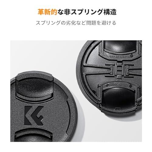 K&F Concept レンズキャップ 49mm自社開発4点セット カメラキャップ+クリニングクロス+落下防止ストラップ レンズプロテクトキャッ |  | 02