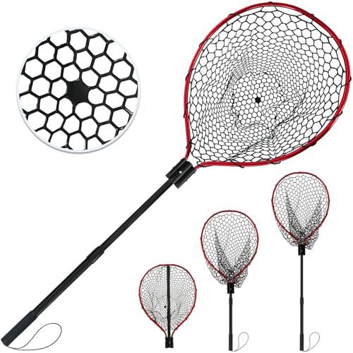 PRO FISHING 伸縮式 162cm ゴム製のフィッシングネット ランディング