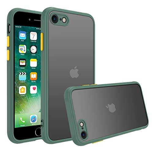 iphone se ケース iphone se3/se2 ケース スマホカバー 耐衝撃 指紋防止 滑り止め マット半透明 黄ばみなし レンズ保護 | 