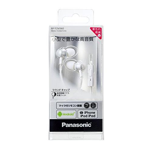 パナソニック カナル型イヤホン スマートフォン/iPhone対応 ホワイト RP-TCM360-W |  | 02
