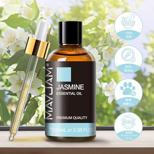 MAYJAM エッセンシャルオイル ジャスミン 100ml アロマオイル 精油