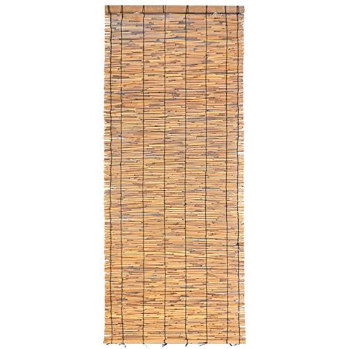 二村製簾 簾 スモーク 葦 すだれ ブラウン 88巾×長さ220cm | 